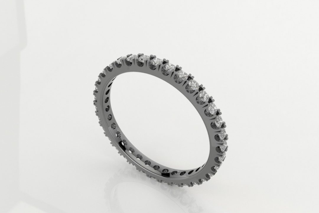 Titanium wedding ring