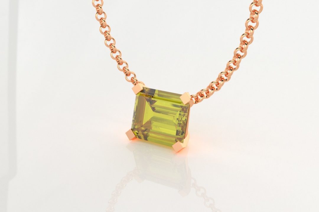 Pendentif Citrine